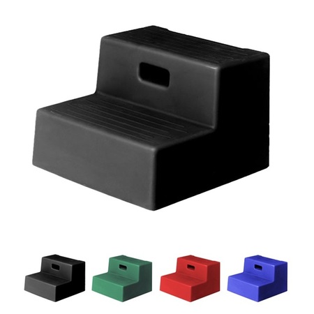 HORSEMENS PRIDE 2 Step Mounting Block BLACK 1166-BK